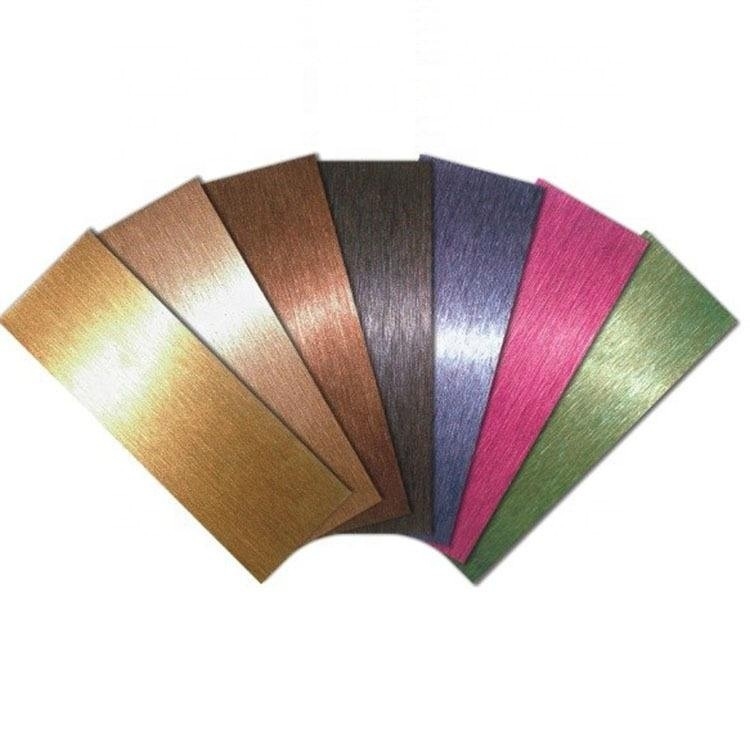316H S31609 1.4436 Rose Gold Stainless Steel Sheet ASTM JIS